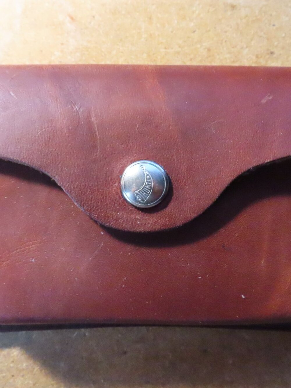 Hunter 20; Brown Leather Ammo Pouch; Belt Mounted; Possibly for .308